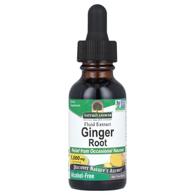 Имбирь Nature's Answer Root Fluid Extract, 1000 мг, 30 мл