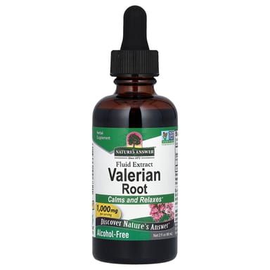 Корень валерианы Nature's Answer Fluid Extract, 1000 мг, 60 мл