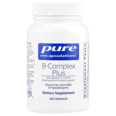 Комплекс витаминов B Pure Encapsulations B-Complex Plus, 120 капсул