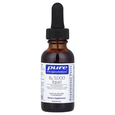 B12 5,000 Жидкость Pure Encapsulations, 30 мл