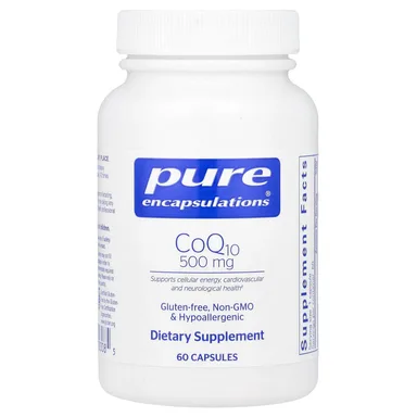 Фото товара: Коэнзим Q10 Pure Encapsulations, 500 мг, 60 капсул