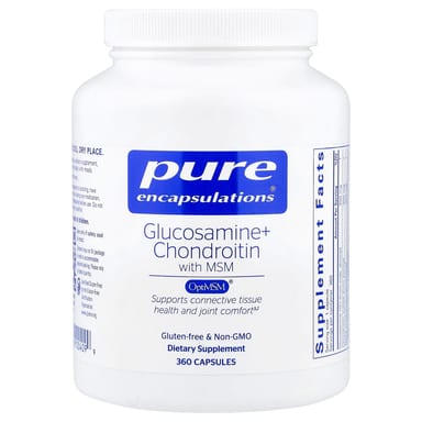 Хондроитин Pure Encapsulations Glucosamine + With MSM, 360 капсул