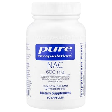 NAC Pure Encapsulations, 600 мг, 90 капсул
