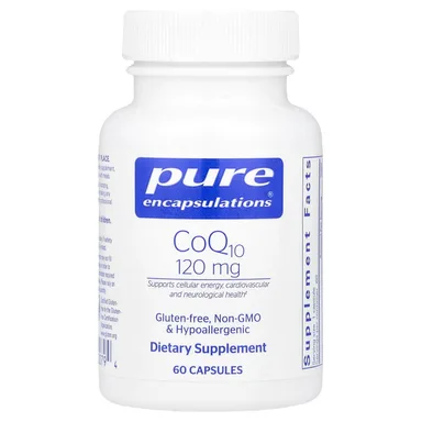 Фото товара: Коэнзим Q10 Pure Encapsulations, 120 мг, 60 капсул