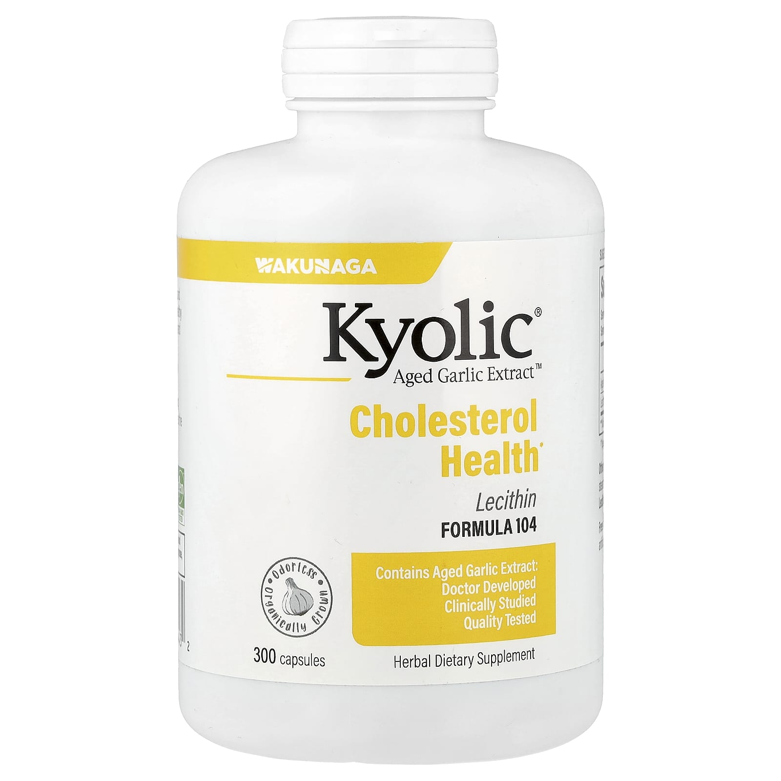 Комплекс Kyolic Aged Garlic Extract™ Cholesterol Health 104, 300 капсул