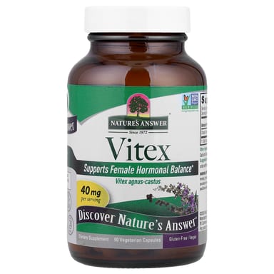 Витекс Nature's Answer, 40 мг, 90 растительных капсул