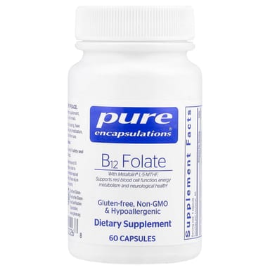 Фолат Pure Encapsulations B12, 60 капсул