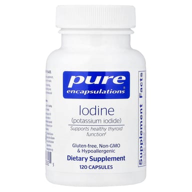 Йод Pure Encapsulations, 225 мкг, 120 капсул