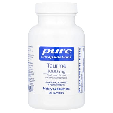 Таурин Pure Encapsulations, 1000 мг, 120 капсул