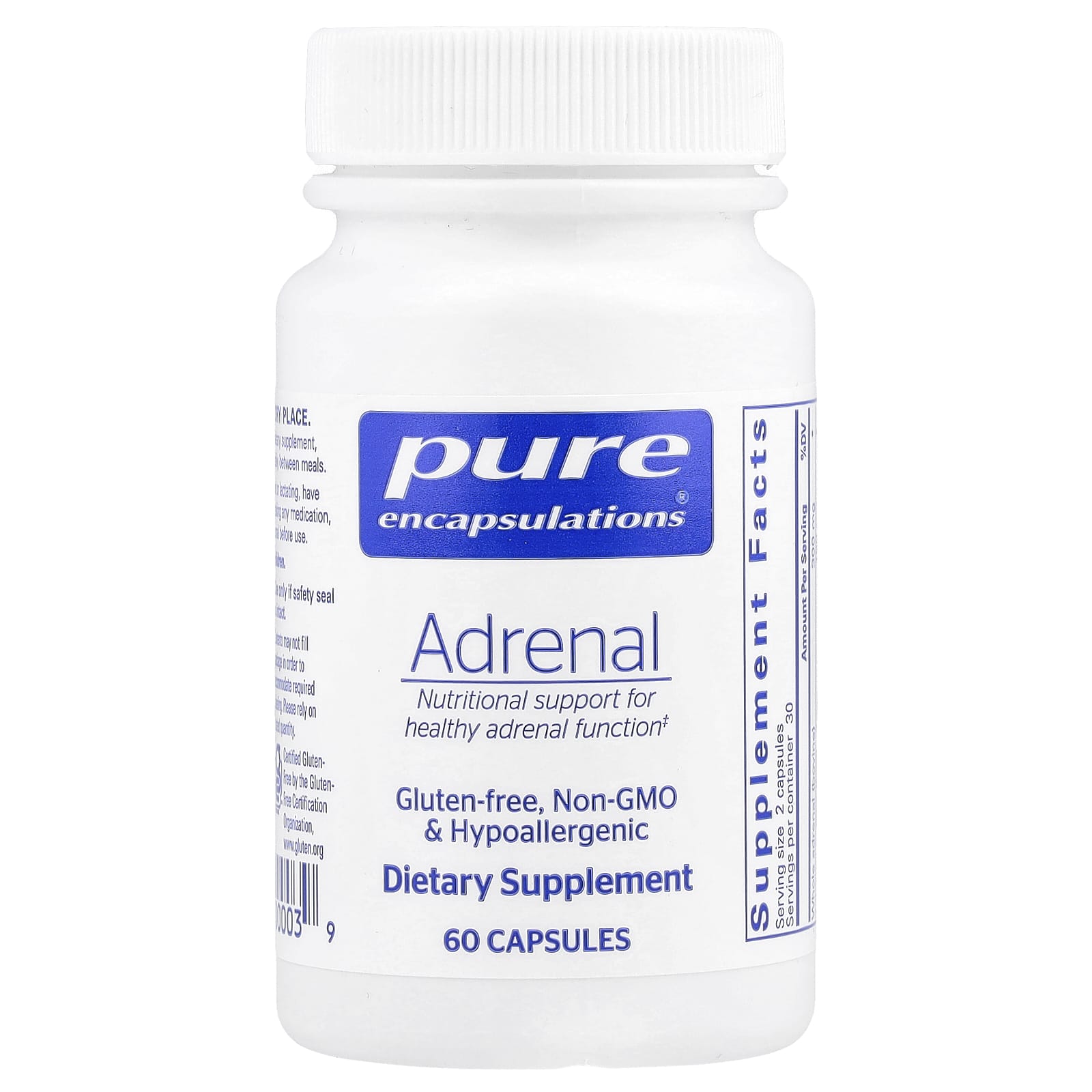 Адренал Pure Encapsulations, 60 капсул