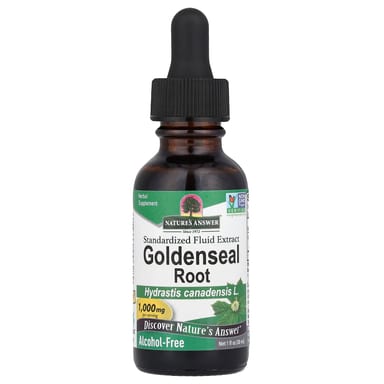 Корень желтокорня Nature's Answer Standardized Fluid Extract, 1000 мг, 30 мл