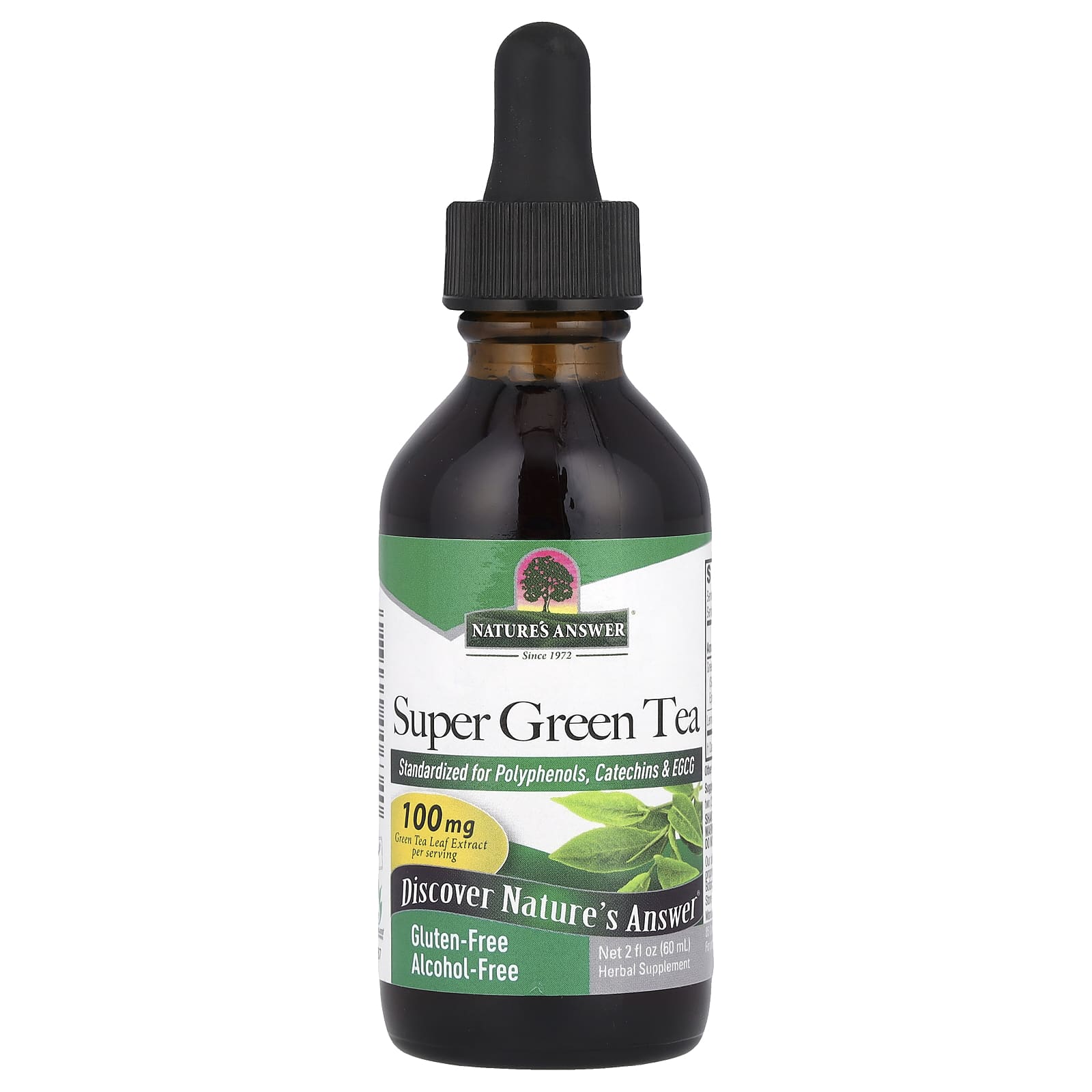 Зеленый чай Nature's Answer Super, 60 мл
