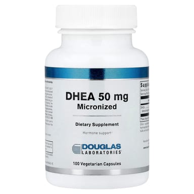 DHEA Douglas Laboratories, 50 мг, 100 растительных капсул