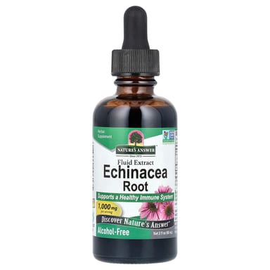 Эхинацея Nature's Answer Root Fluid Extract, 1000 мг, 60 мл