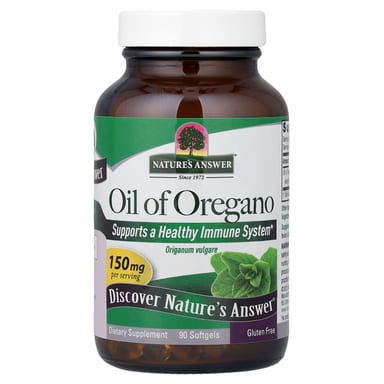 Орегано Nature's Answer, 150 мг, 90 мягких капсул