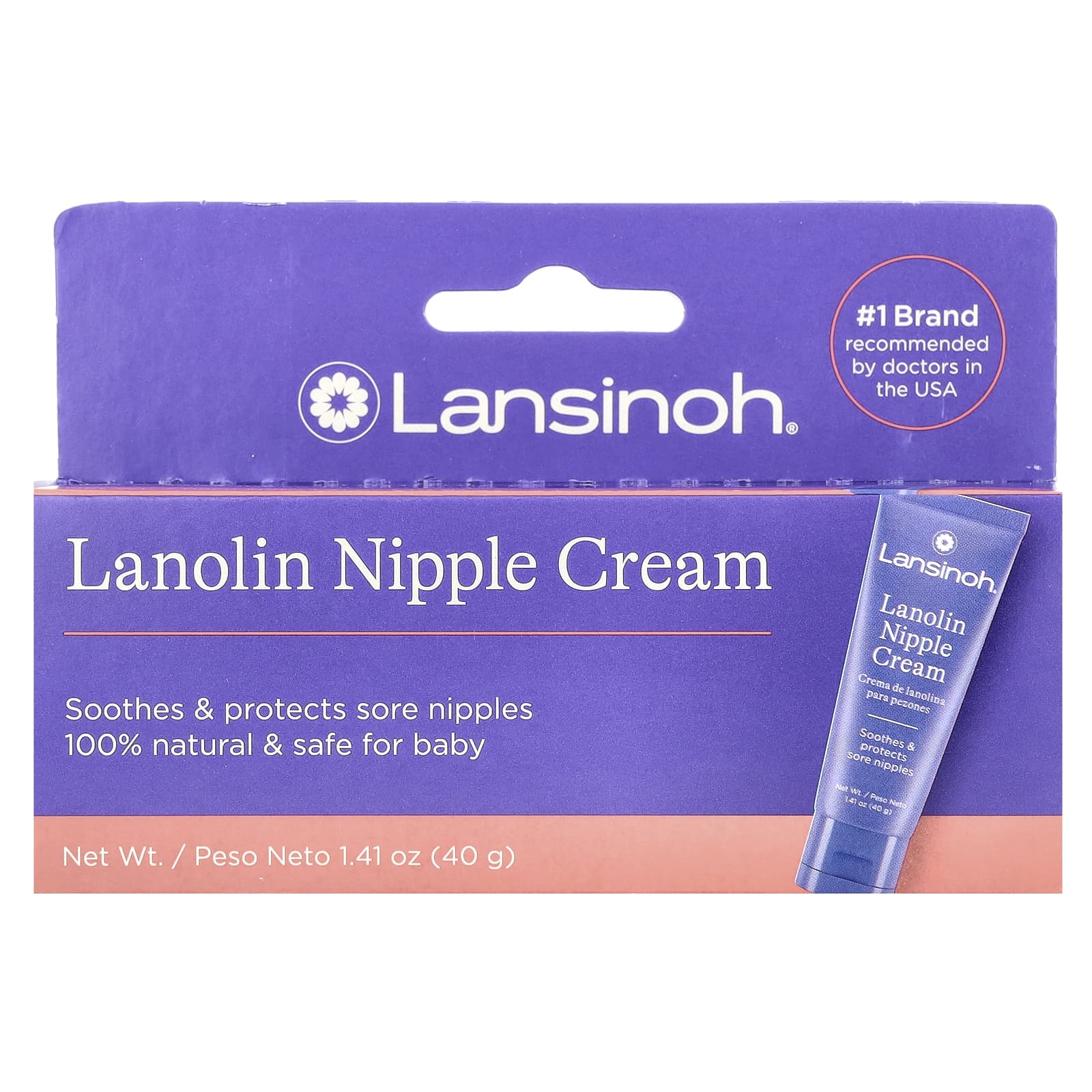 Ланолин Lansinoh Lanolin Nipple Cream, 40 г, крем — фото 2