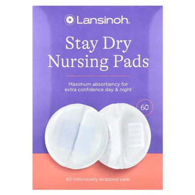Прокладки Lansinoh Stay Dry Nursing 60 Individually Wrapped