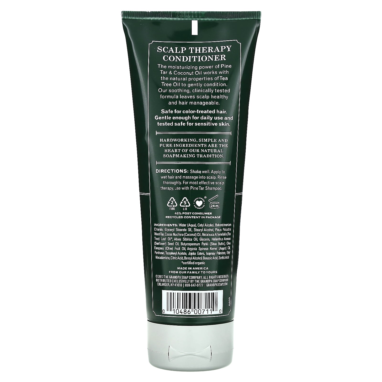 Кондиционер The Grandpa Soap Co. Pine Tar Scalp Therapy, 237 мл — фото 2