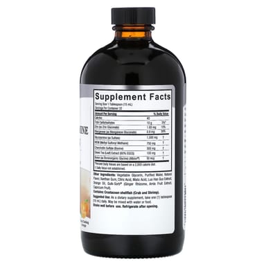 Хондроитин Nature's Answer Liquid Glucosamine, вкус Orange, 480 мл, жидкая форма