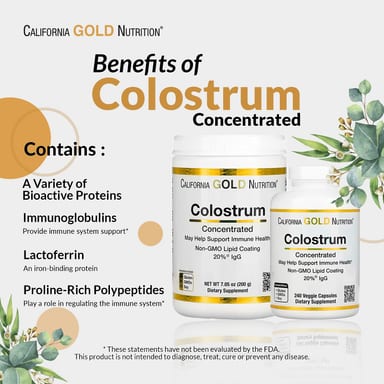 Коулострум California Gold Nutrition, 200 г