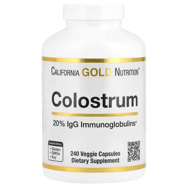 Колоострум California Gold Nutrition, 240 растительных капсул