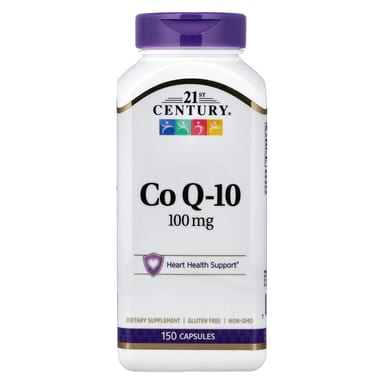 Коэнзим Q10 21st Century, 100 мг, 150 капсул