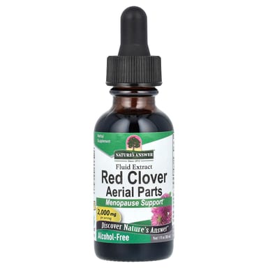 Красный клевер Nature's Answer Aerial Parts Fluid Extract, 2000 мг, 30 мл