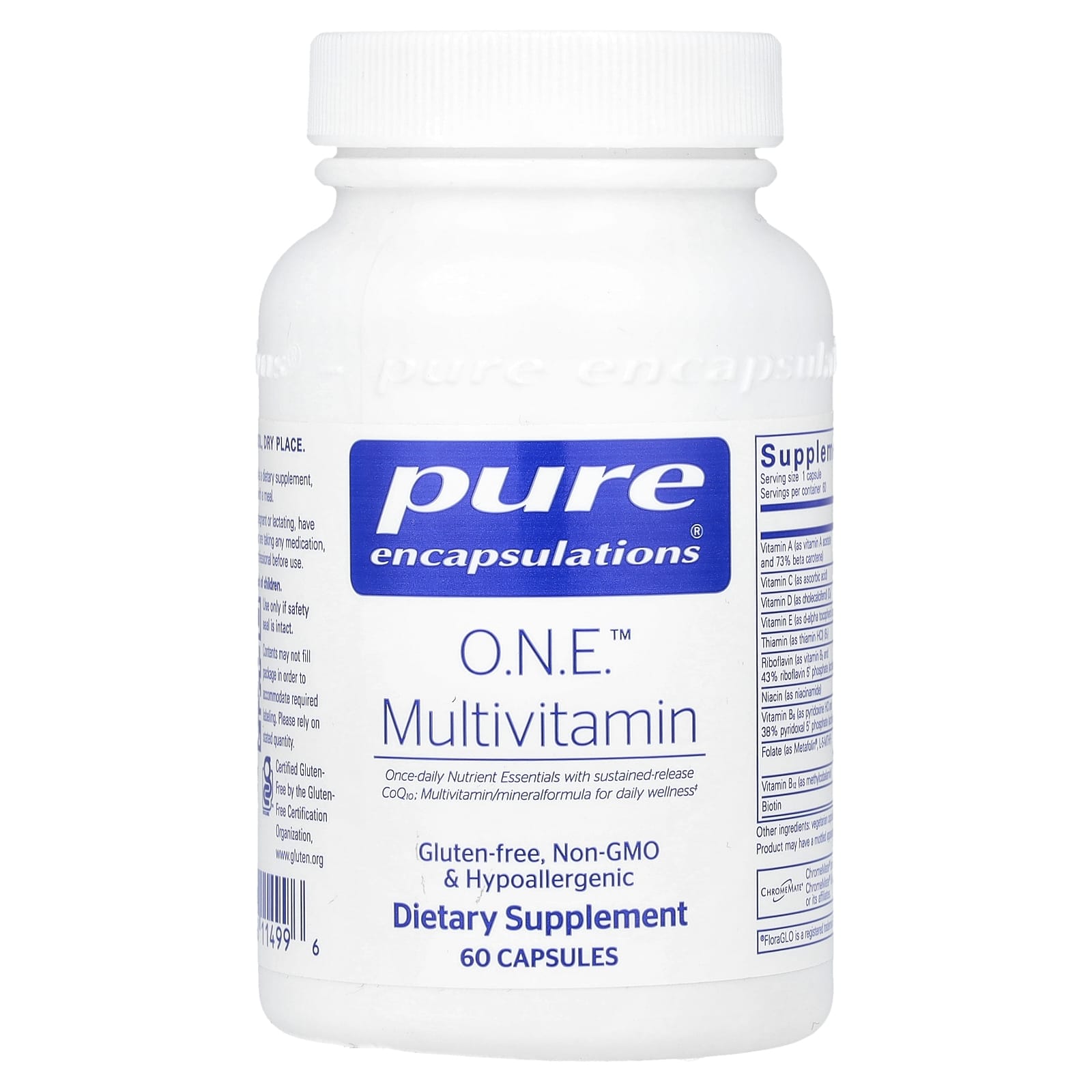 Мультивитамины Pure Encapsulations O.N.E.™, 60 капсул