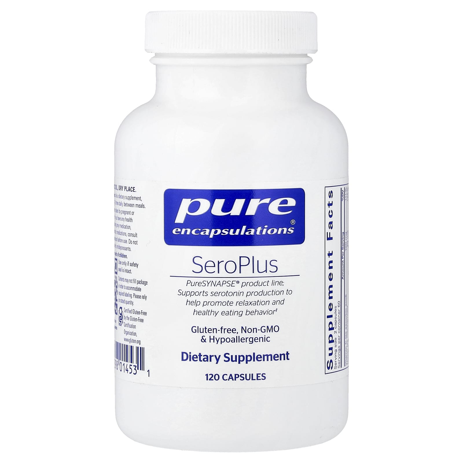 СероПлюс Pure Encapsulations, 120 капсул