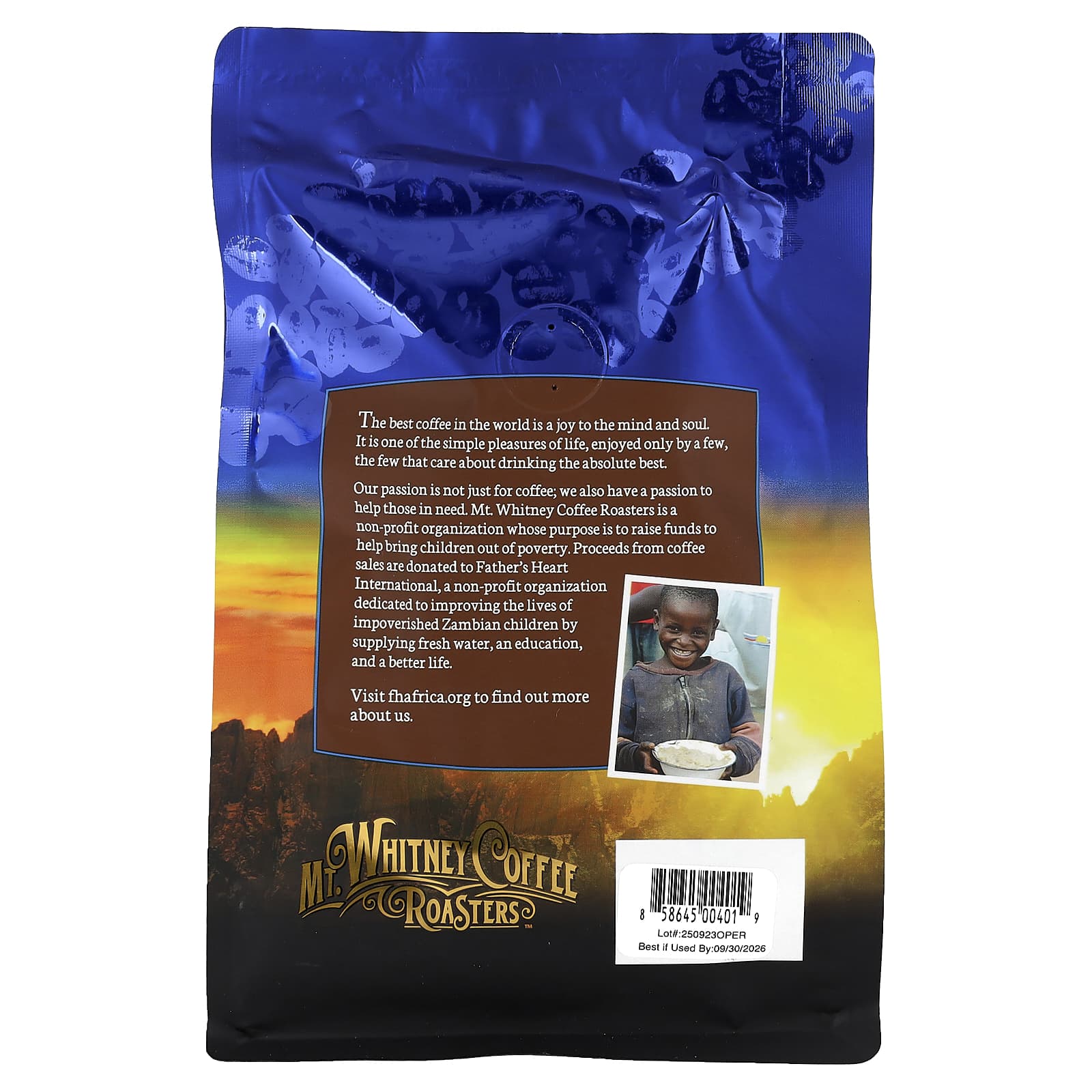 Кофе Mt. Whitney Coffee Roasters Organic Peru Ground Medium Roast, 340 г — фото 2
