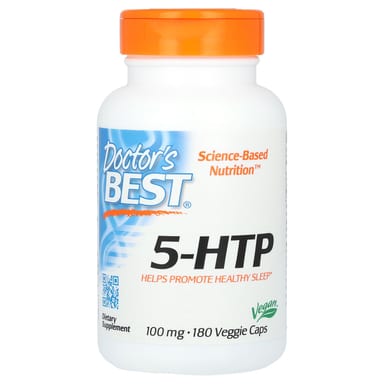 5-HTP Doctor's Best 5-HTP, 100 мг, 180 растительных капсул