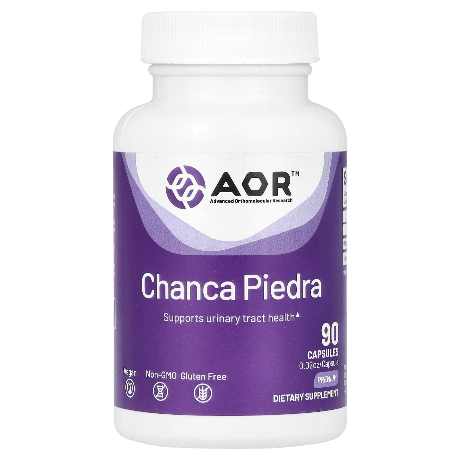 Чанка пьедра (Chanca Piedra) Advanced Orthomolecular Research AOR, 500 мг, 90 капсул