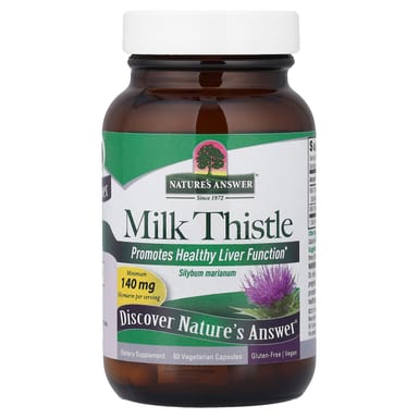 Расторопша Nature's Answer, 60 растительных капсул