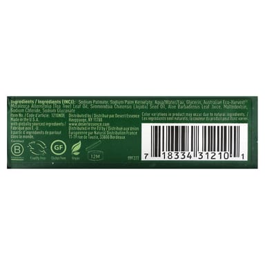Мыло Desert Essence Tea Tree Therapy Soap, 142 г
