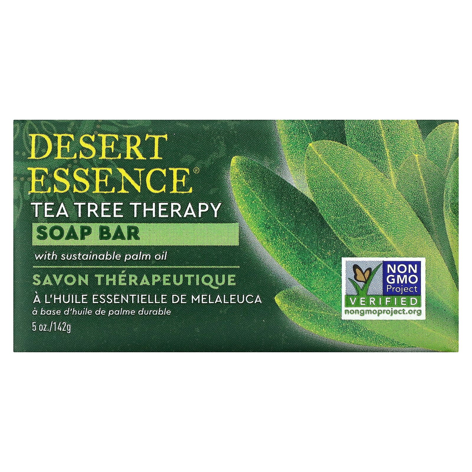 Мыло Desert Essence Tea Tree Therapy Soap, 142 г — фото 3