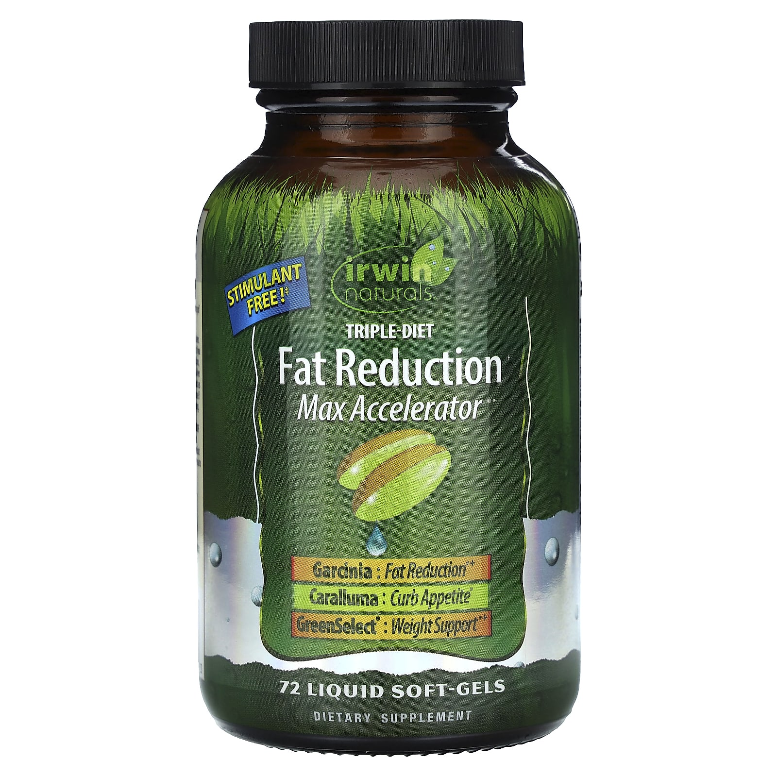 Максимальный ускоритель снижения жира Irwin Naturals, 72 мягкие капсулы