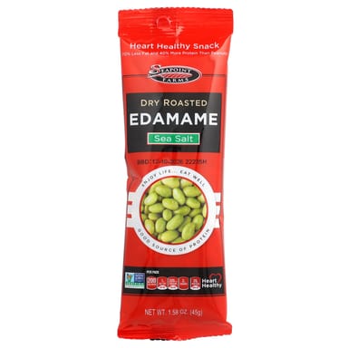 Морская соль Seapoint Farms Dry Roasted Edamame, оттенок 12 Packs, 45 г
