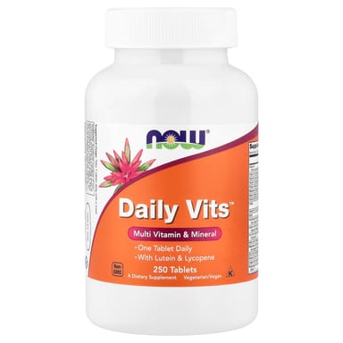 Мультивитамины NOW Foods Daily Vits™ Multi Vitamin & Mineral, 250 таблеток