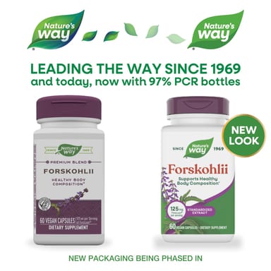Колеус форсколии Nature's Way, 60 растительных капсул