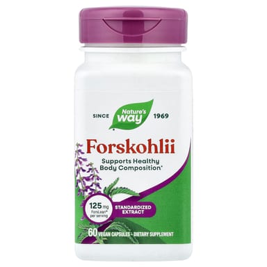 Колеус форсколии Nature's Way, 60 растительных капсул