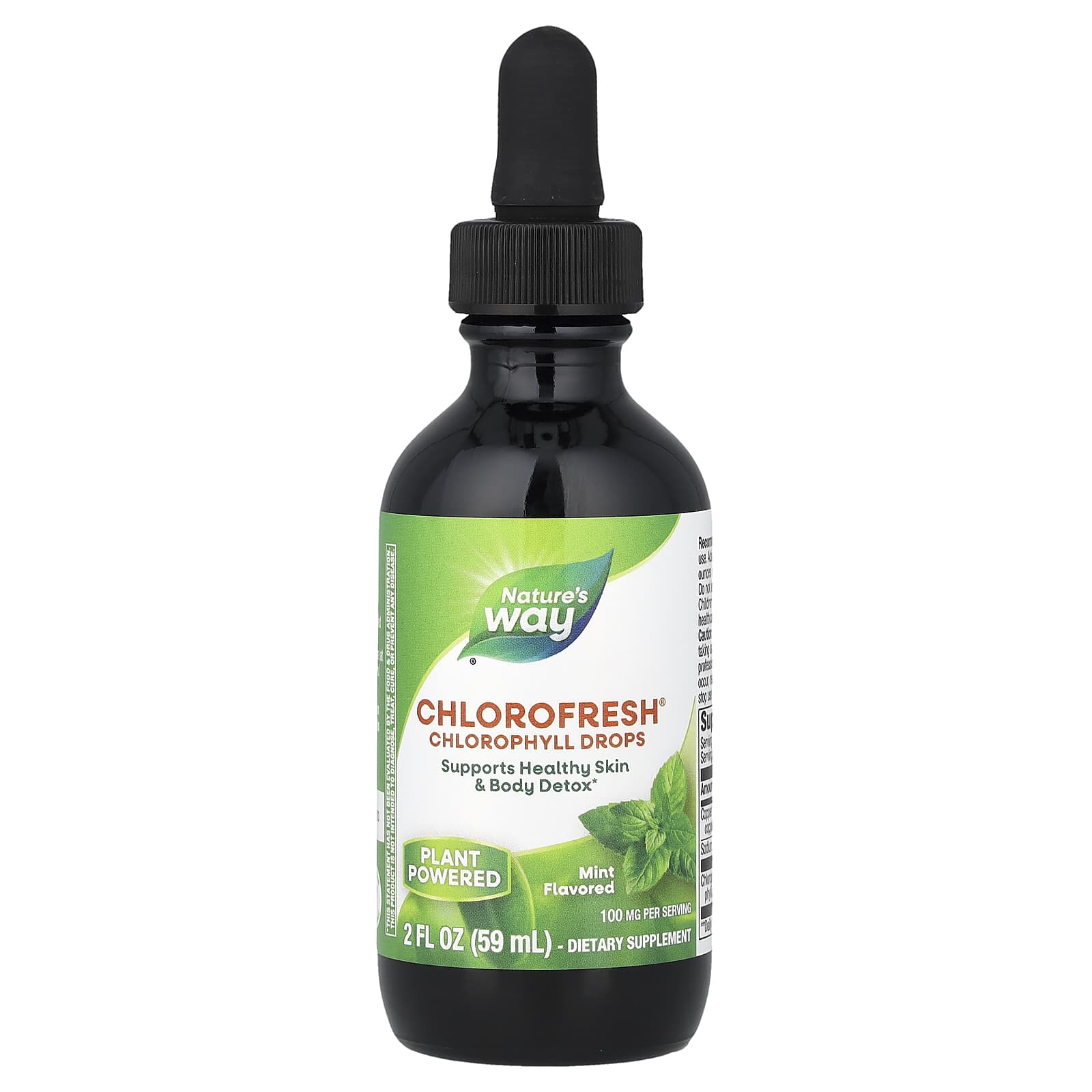Хлорофилл Nature's Way Chlorofresh® Drops, вкус Mint, 59 мл, капли