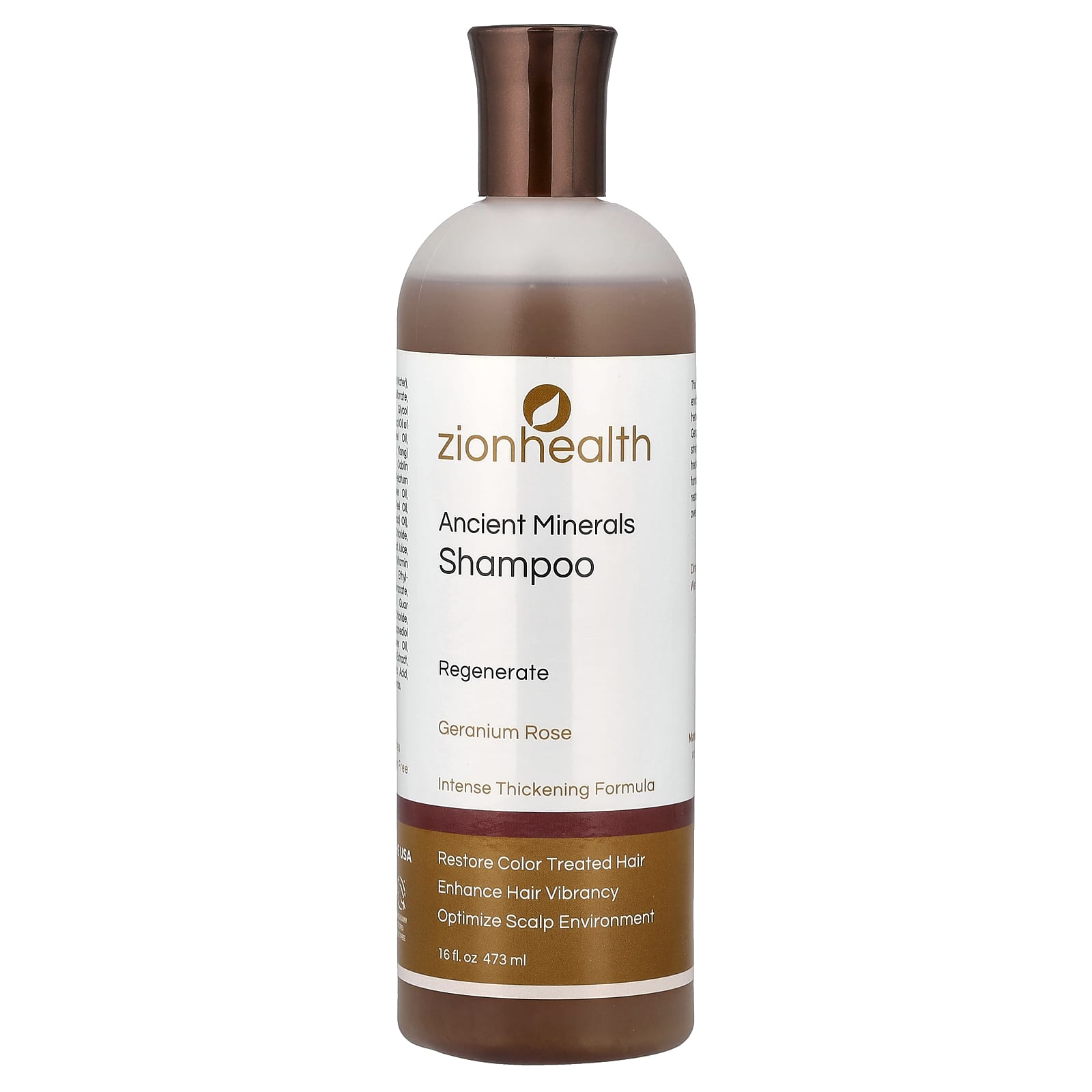 Минерал Zion Health Ancient Shampoo Geranium Rose, 473 мл