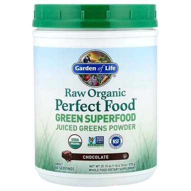 Шоколад Garden of Life Raw Organic Perfect Food® Green Superfood, 570 г, 1 lb