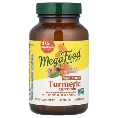 Фото товара: Куркумин MegaFood Turmeric, 60 таблеток
