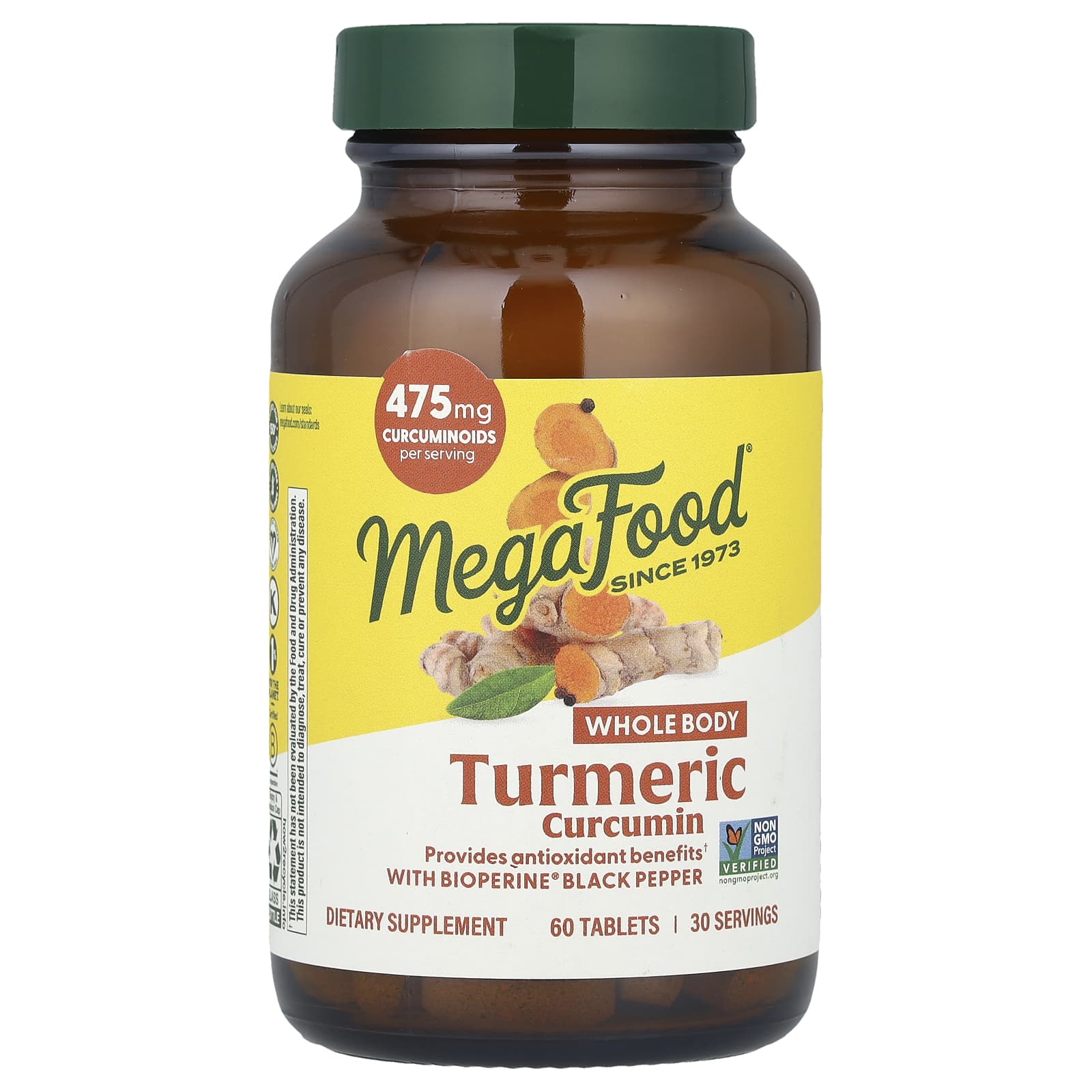Куркумин MegaFood Turmeric, 60 таблеток