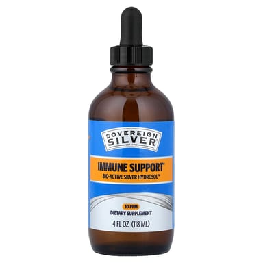 Bio-Active Silver Hydrosol Sovereign Silver Bio-Active Silver Hydrosol™ Immune Support Liquid Drops, 118 мл, жидкая форма