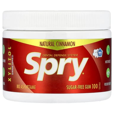 Жевательная резинка Spry Xlear Spry®® Chewing Gum 100 Pieces, вкус Natural Cinnamon