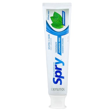 Зубная паста Xlear Spry® Fluoride Free, оттенок Peppermint, 141 г