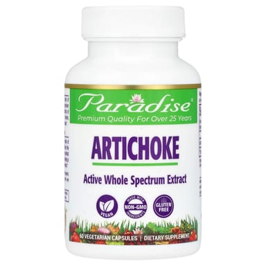 Артишок Paradise Herbs, 250 мг, 60 растительных капсул