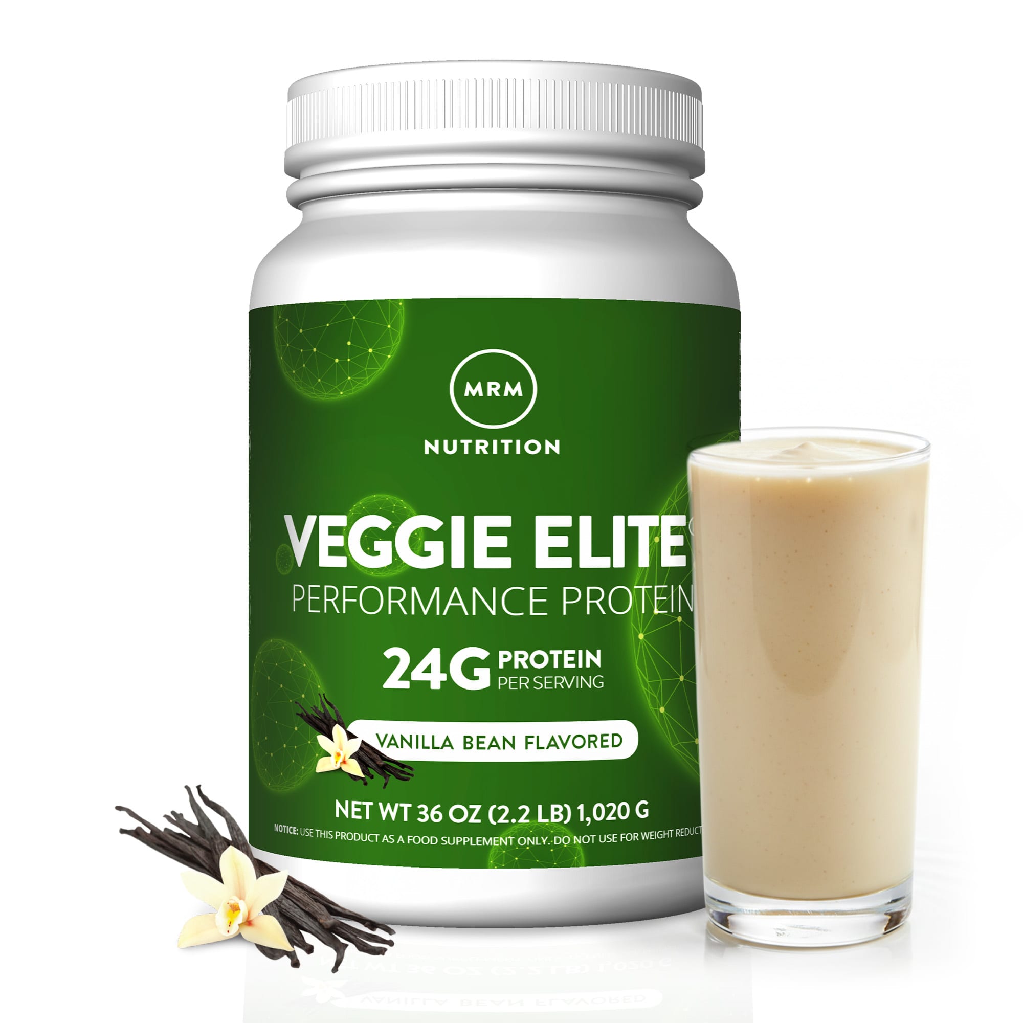 Протеин MRM Nutrition Veggie Elite® Performance Vanilla Bean, 020 г, 2.2 lb — фото 4
